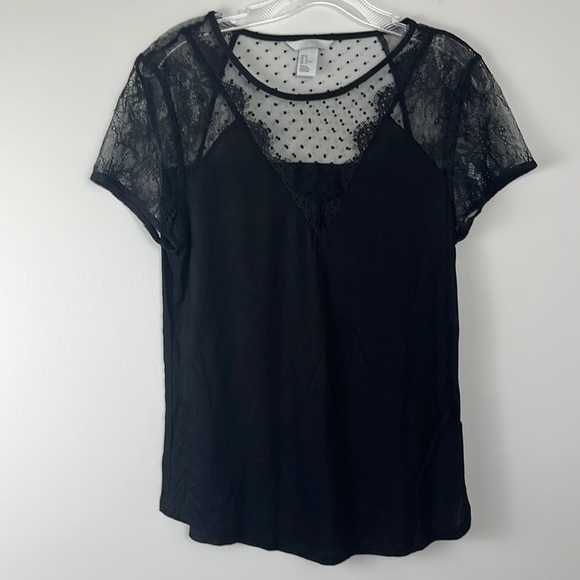 H&M Tops Hm Black Shirt Size M Poshmark